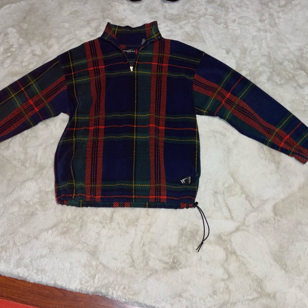 WINNERS plaid pull over - EUC - Medium
